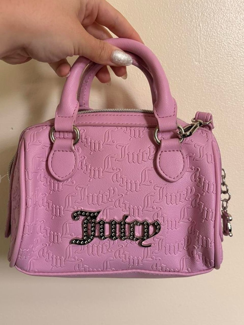 Juicy Couture Y2K Pink Mini Logo Satchel